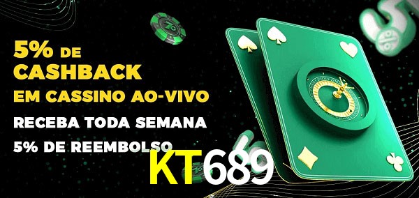 Promoções do cassino ao Vivo KT689